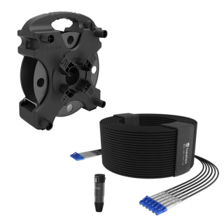 Kit fibre blindée Beetek B-G202-300USM12LCK | 12 brins | touret 300 m Beetek