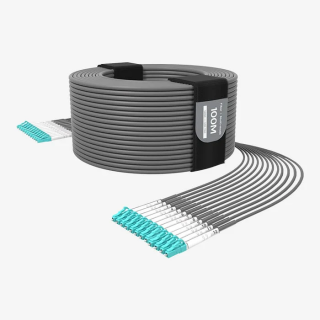 Câble fibre blindé Beetek B-G202-300U-12LC | 12 brins OM3 | TPU 300 m Beetek