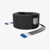 Câble fibre blindé Beetek B-G202-200USM-6LC | 6 brins monomode TPU | 200 m Beetek