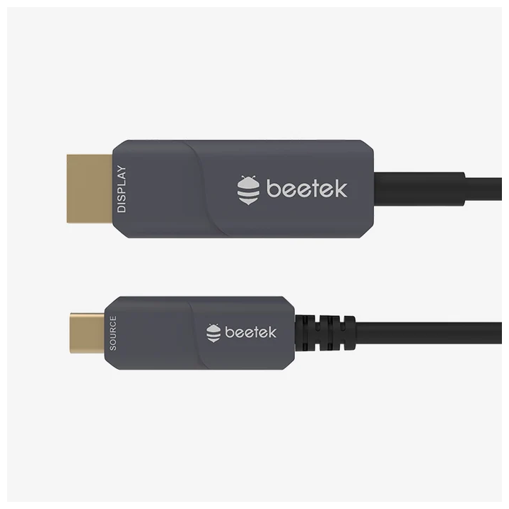Câble AOC USB-C vers HDMI Beetek B-AUSBCH005 | blindé TPU | 5 m Beetek