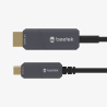 Câble AOC USB-C vers HDMI Beetek B-AUSBCH005 | blindé TPU | 5 m Beetek