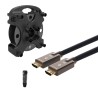 Kit câble AOC HDMI 2.1 Beetek B-GDH04-60M-KIT | flexible blindé | 60 m Beetek