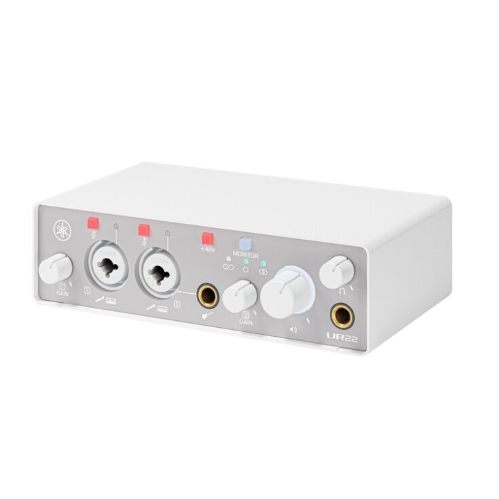 Interface audio USB-C Yamaha YAM-UR22MK3W | 2x2 | 24 bits/192 kHz | 2 entrées combo Yamaha