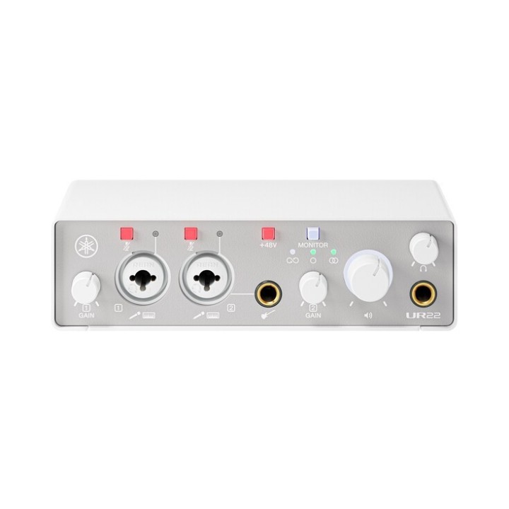 Interface audio USB-C Yamaha YAM-UR22MK3W | 2x2 | 24 bits/192 kHz | 2 entrées combo Yamaha