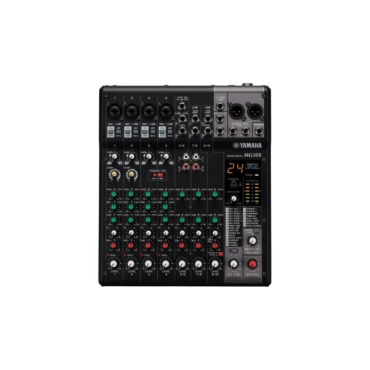 Console de mixage Yamaha YAM-MG10XCV | 10 canaux | 4 préamplis D-Pre et effets SPX Yamaha