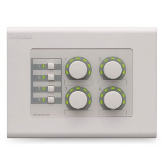 Contrôleur mural Yamaha YAM-DCP4V4SUS | 4 volumes | 4 switches CAT5 Yamaha
