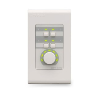 Contrôleur mural Yamaha YAM-DCP1V4SUS | 1 volume | 4 switches CAT5 Yamaha