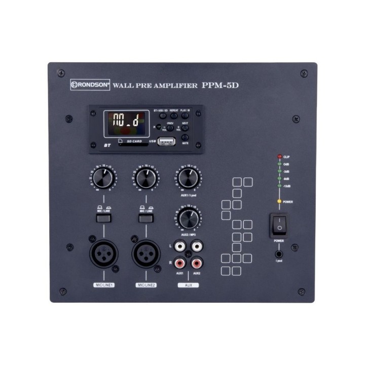 Préamplificateur mural Rondson RNS-PPM-5DN | noir digital multimédia Rondson