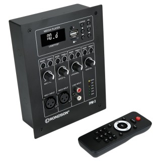 Préamplificateur mural Rondson RNS-PPM-3 | 3 entrées | lecteur SD/USB Bluetooth Rondson
