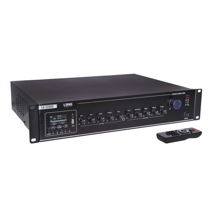 Amplificateur mélangeur Rondson RNS-LA-2200D | 2 x 200 W | multimédia 4-8 Ω | rack 19" 2U Rondson