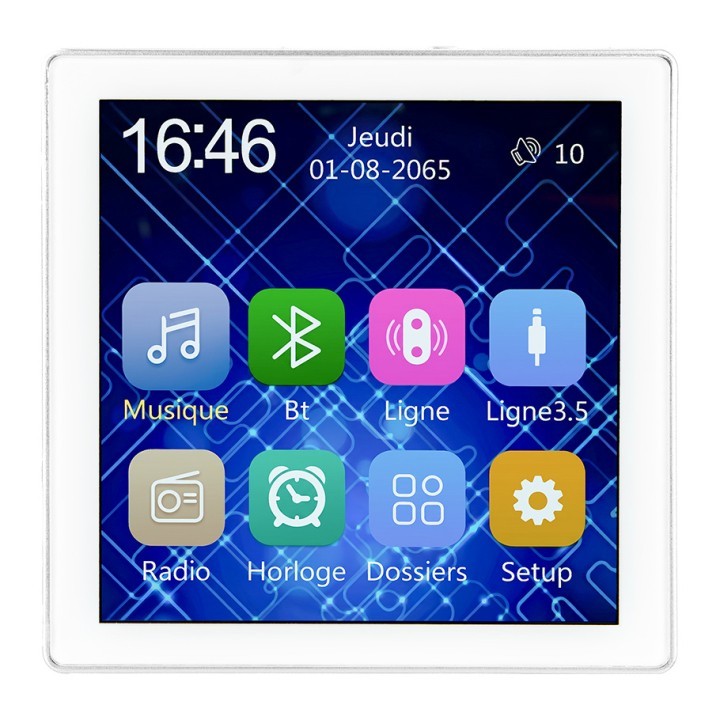 Amplificateur mural Rondson RNS-HOMEPLAY | 4 x 25 W | Bluetooth, USB, tuner FM Rondson