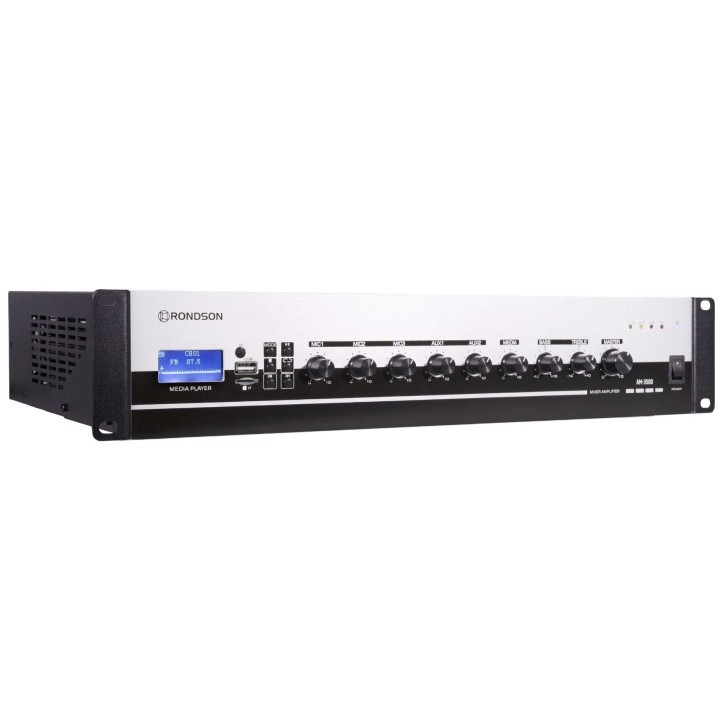 Amplificateur mélangeur Rondson RNS-AM-350D | 350 W | ligne 100 V | format rack 19" 2U Rondson