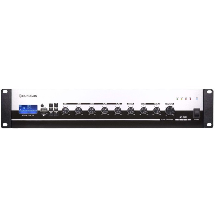 Amplificateur mélangeur Rondson RNS-AM-350D | 350 W | ligne 100 V | format rack 19" 2U Rondson
