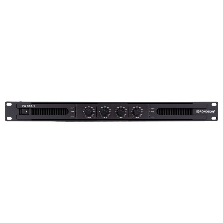 Amplificateur de puissance Rondson RNS-PA-300.4 | 4 x 300 W | classe D 1U
