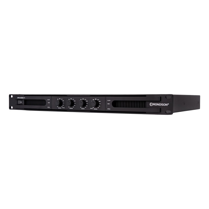 Amplificateur de puissance Rondson RNS-PA-300.4 | 4 x 300 W | classe D 1U