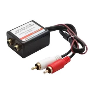 Isolateur de boucle de masse Atlona GLI-RCA | élimination des ronflements audio | stéréo Atlona