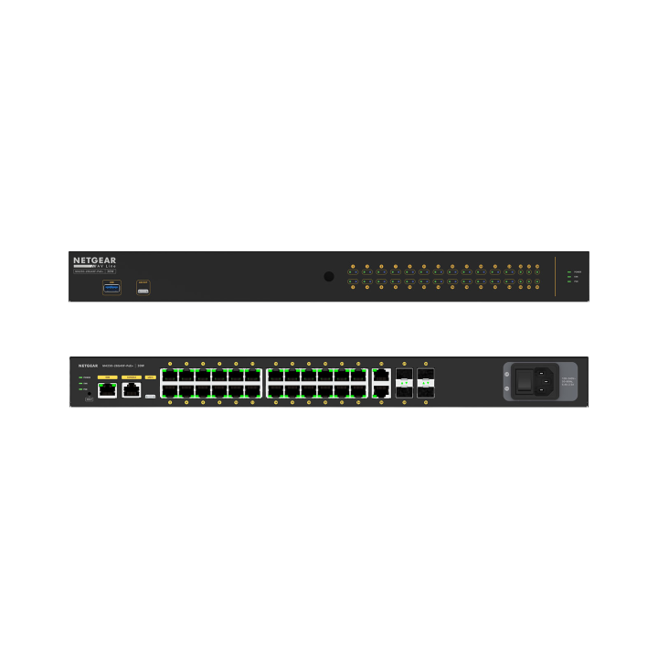 Switch réseau Atlona NETGEAR-GSM4230PX | 24 ports PoE+ | alimentation PoE 480 W Atlona