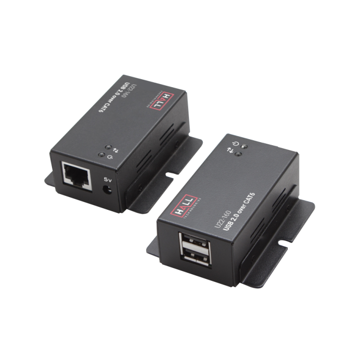 Kit d’extension USB 2.0 Atlona U22-160 | 2 ports | portée 160 m via Cat6 Atlona