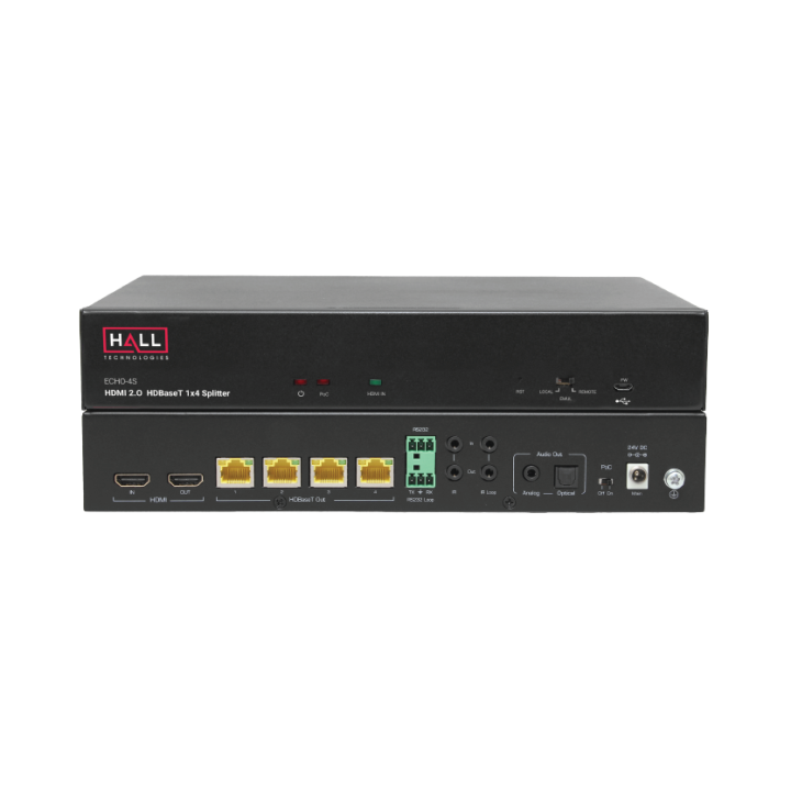 Émetteur HDBaseT Atlona ECHO-4S | 4 canaux | transmission AV longue distance fiable Atlona