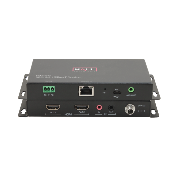 Récepteur HDBaseT Atlona ECHO-RX2 | double sortie HDMI pour extension longue distance Atlona