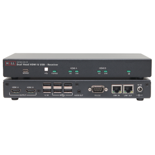 Récepteur KVM HDMI double Atlona GEM-EX-R | extension vidéo UHD | contrôle USB Atlona