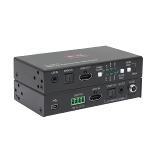 Convertisseur audio HDMI Atlona HD-AUD-IO | embedeur/désembedeur | gain audio réglable Atlona