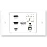 Émetteur mural Atlona HT-DSCV2-70-TX-UK | transmission HDBaseT | format UK/EU Atlona