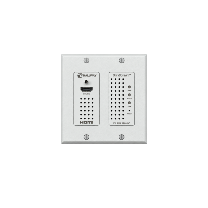 Encodeur AVoIP HDMI mural Atlona HW-OMNI-E4111-WP | OmniStream | plaque murale Atlona