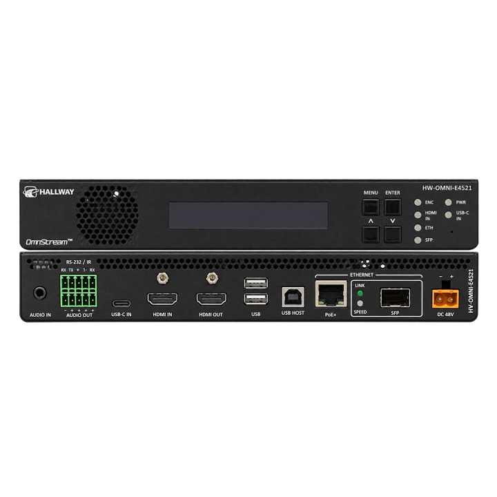 Encodeur AVoIP OmniStream Plus Atlona HW-OMNI-E4521 | 2x1 HDMI | USB et diffusion IP Atlona