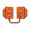 Kit mural d’extension USB 2.0 Atlona U22-160-DP | transmission longue distance 160 m Atlona