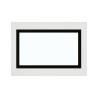 Oray - Ecran sur cadre HC blanc mat 300x400 4/3 + PORT Oray