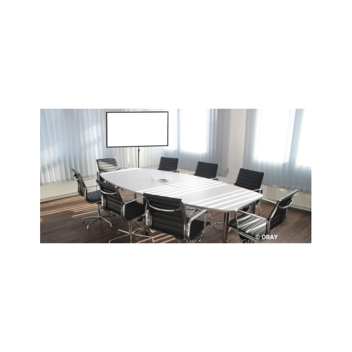 Oray - Ecran ultra-portable Crosscreen blanc 100x177 16/9 - FRANCO Oray