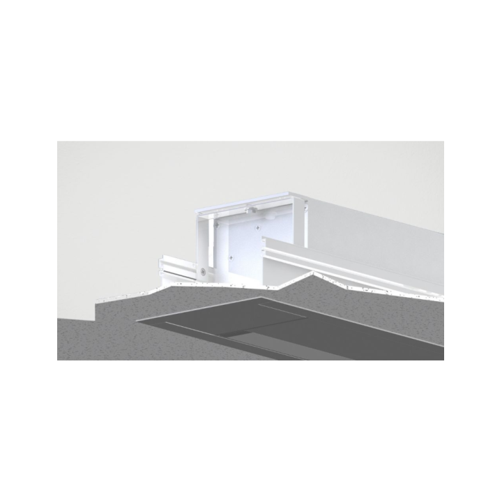 Oray - Ecran motorisé Orion faux plafond tensionne 257x342 + PORT Oray