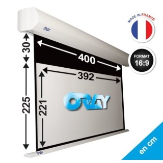 Oray - Ecran motorisé Orion HC blanc mat 220x392 16/9 + PORT Oray