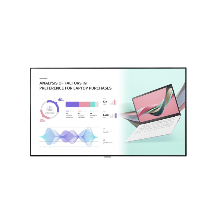 Écran UHD LG 98UH5J-H | 98" | 500cd/m² 