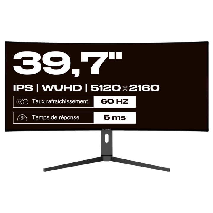 Écran incurvé Japannext JN-5X40 | 39.7" | Dalle IPS WUHD 