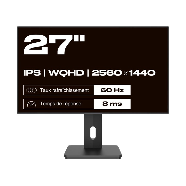 Écran PC bureautique Japannext JN-27IPS4FLWQHDR-H | 27" | WQHD 