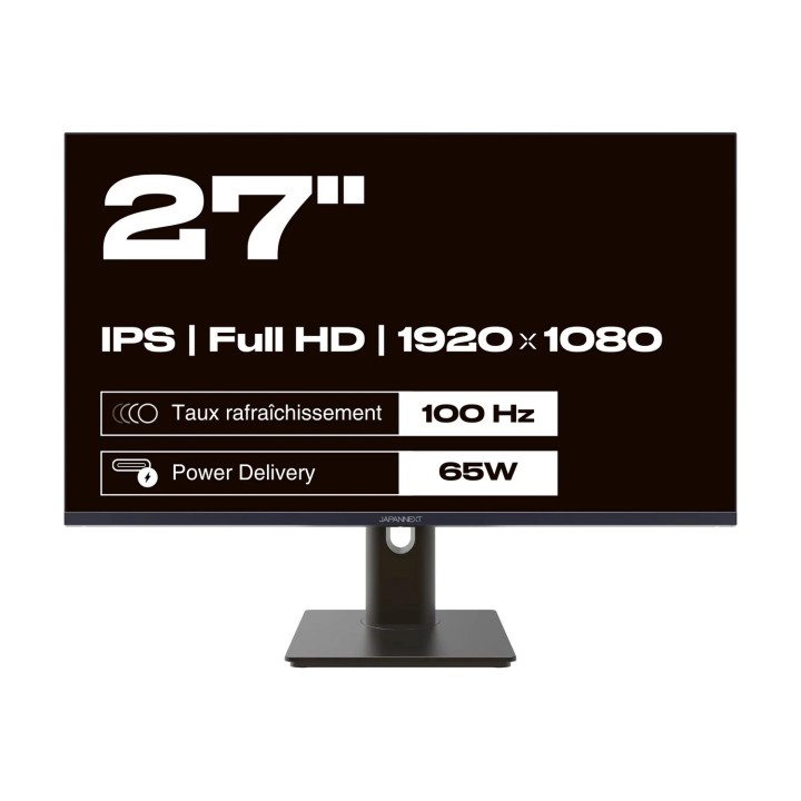 Écran PC Bureautique Japannext JN-IPS27FHDRC65WHS | 27" | Full HD 