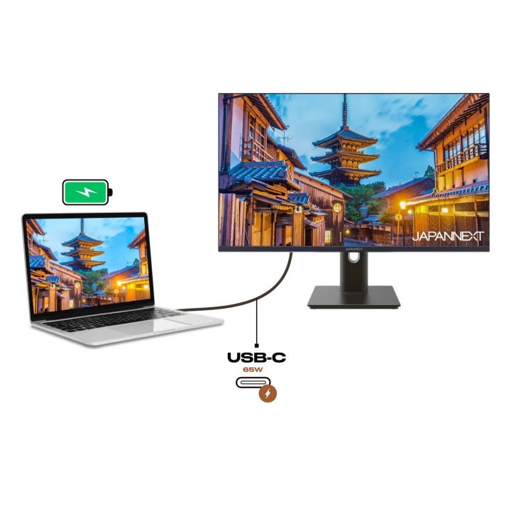 Écran PC Bureautique Japannext JN-IPS27FHDRC65WHS | 27" | Full HD 