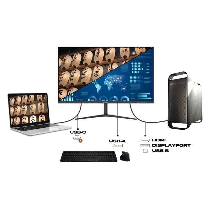 Écran PC Japannext JN-IPS27WQHDRC65W | 27" WQHD | Tactile 