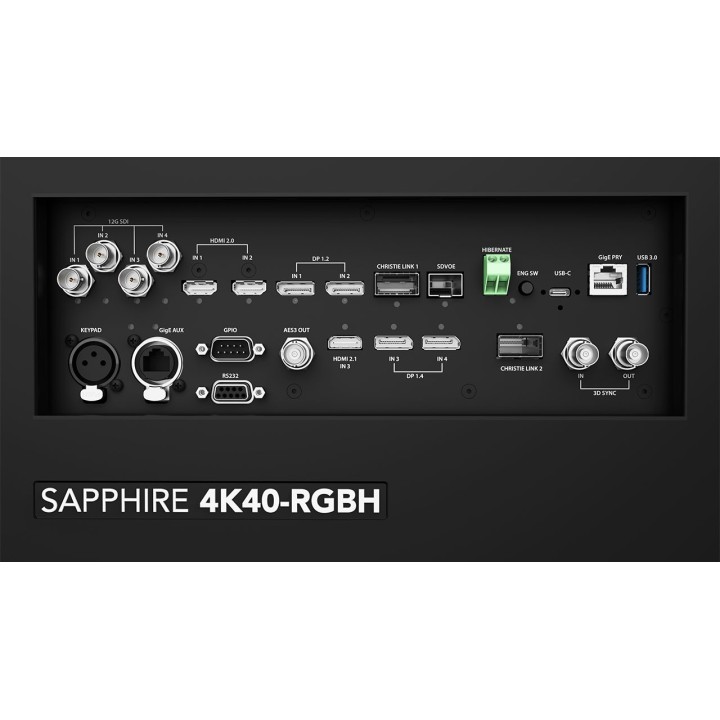 Christie - Projecteur laser RVB 4K UHD, 3DLP, 40 000 lumens Christie