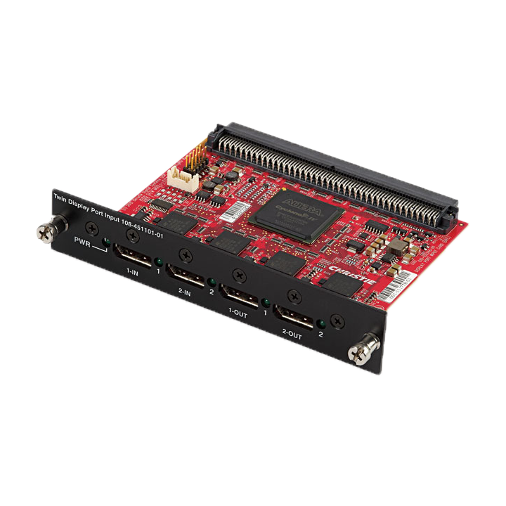 Christie - Carte d'entrée Twin DisplayPort pour Roadie Christie