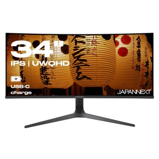 Écran PC incurvé Japannext JN-IPS340UWQHD60CW | 34" UWQHD | IPS Blanc 