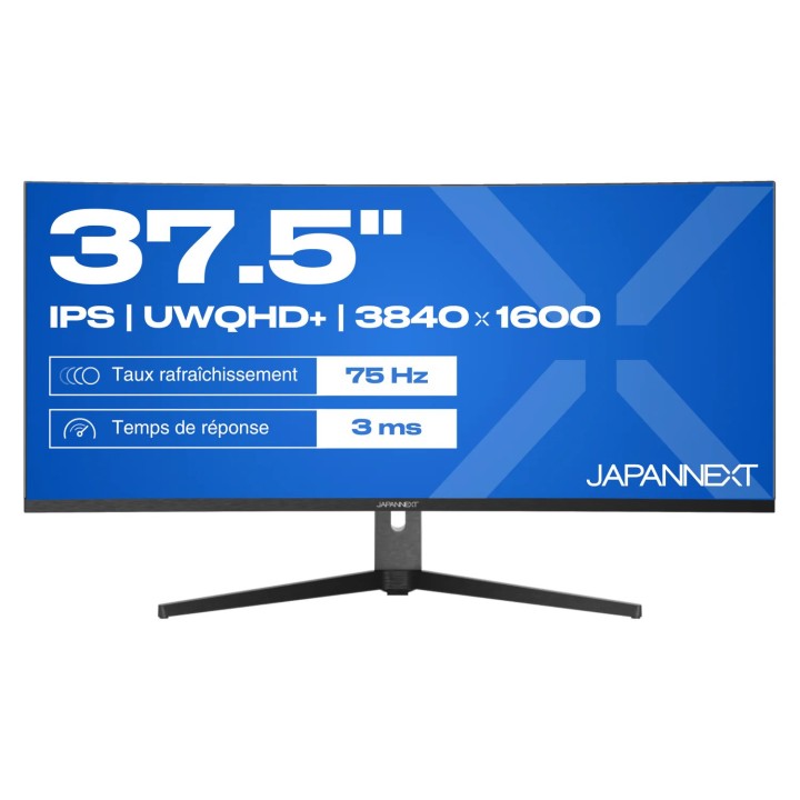 Écran PC incurvé Japannext JN-IPS375UWQHD+75F | 37.5" UWQHD+ | Dalle IPS 