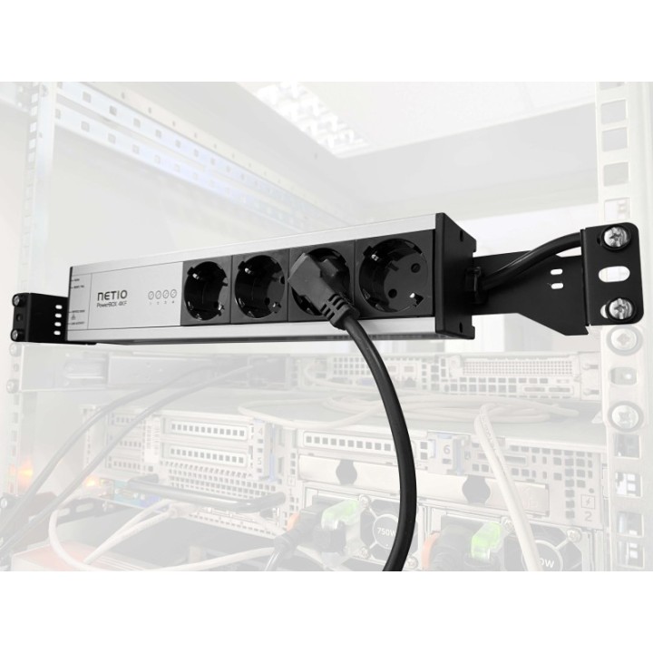 Kit de montage Netio NET-POWERBOX-19H | rack | horizontal Netio