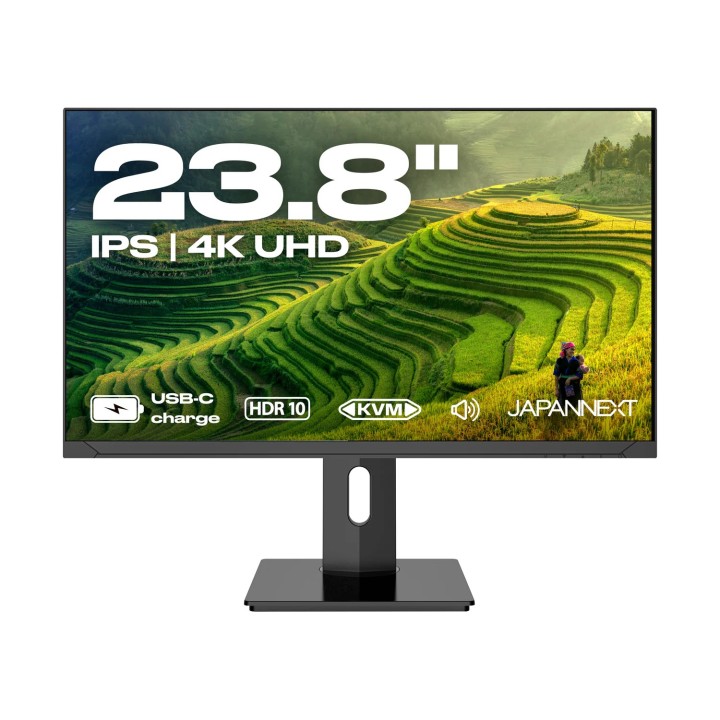 Écran PC bureautique Japannext JN-IPS2380UHDRC65W | 23,8" 4K UHD 