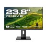 Écran PC bureautique Japannext JN-IPS2380UHDRC65W | 23,8" 4K UHD 