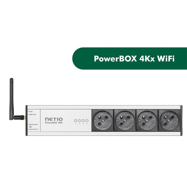 Alimentation électrique Netio NET-4KE-WIFI | 4 sorties | WIFI intégré Netio
