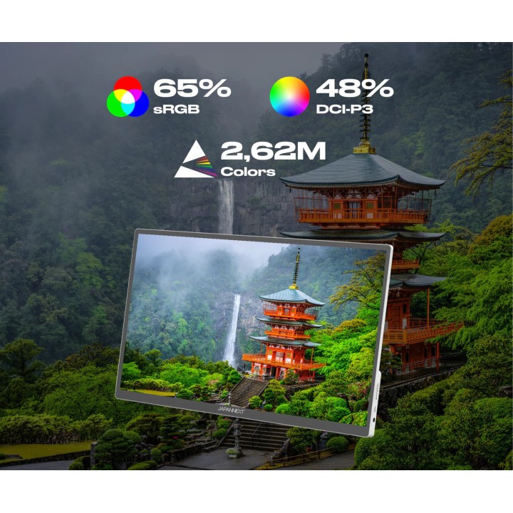 Écran portable tactile Japannext JN-MD-I156FHDR-T | 15.6" | Full HD 