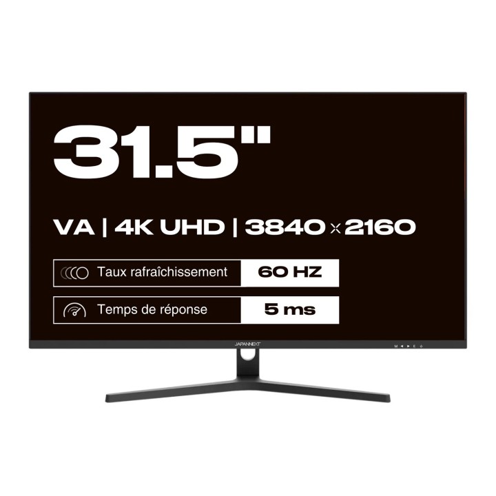 Écran PC bureautique Japannext JN-V315UHDR | 31.5" | 4K UHD 